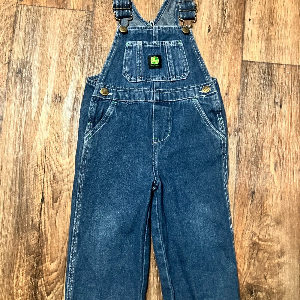 John Deere Denim Overalls 2T